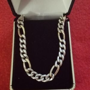 7" two tone gold plated over silver bracelet